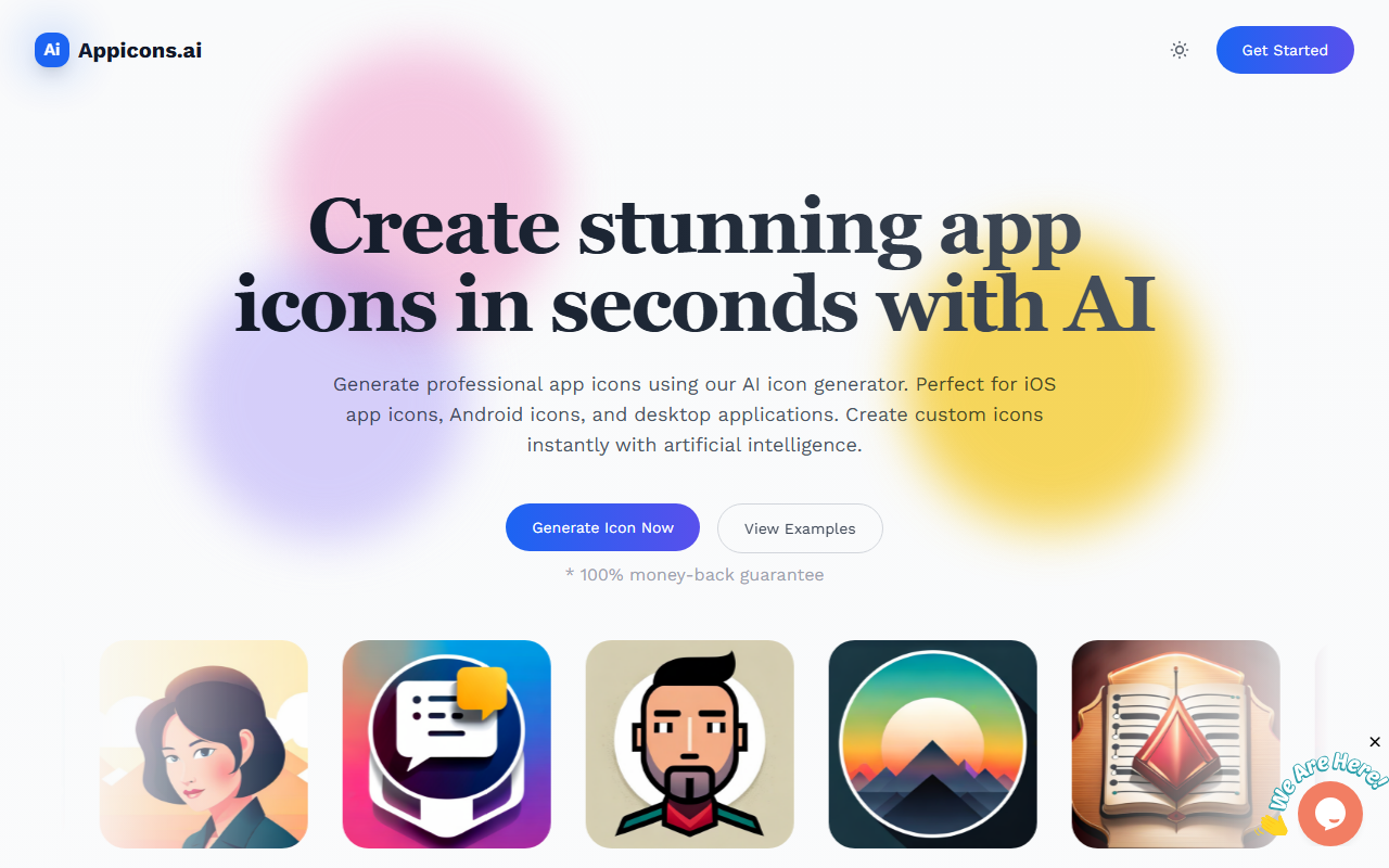 Appicons AI-专业应用图标创建AI工具