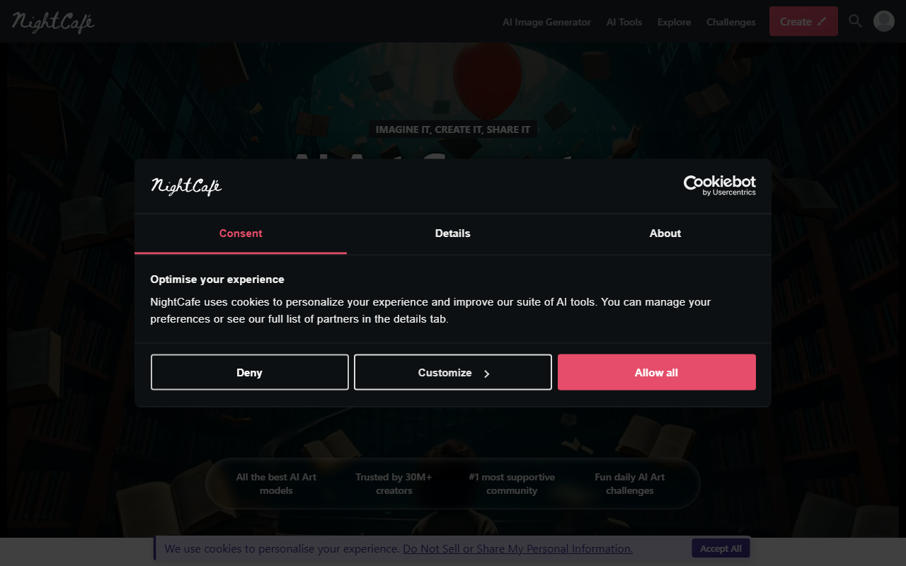 NightCafe Generator
