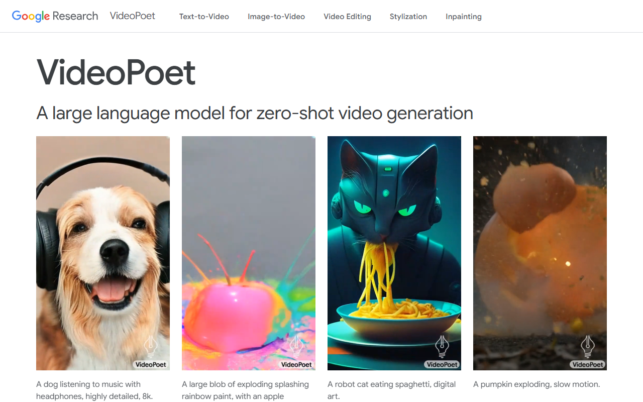 VideoPoet